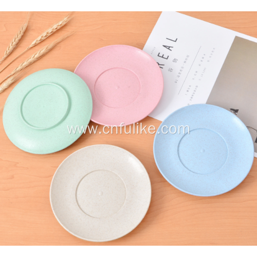 4 Pairs Healthy Wheat Straw Plates